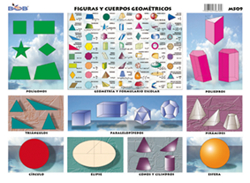 M509 Figuras y cuerpos geométricos (25 pzas)