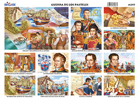 M597 Guerra de los Pasteles 1838-1839 (25 pzas)