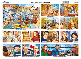 M599 Bellas artes: Música (25 pzas)
