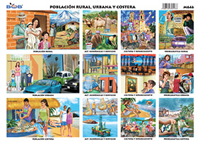 M646 Población rural, urbana y costera (25 pzas)
