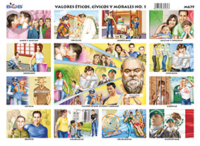 M679 Valores éticos, cívicos y morales 1 (25 pzas)