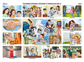M680 Valores éticos, cívicos y morales 2 (25 pzas)