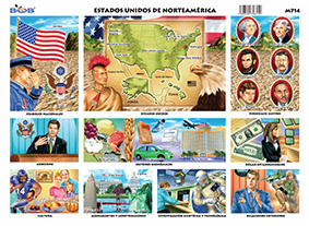 M714 Estados Unidos de Norteamérica / EUA-USA (25 pzas)