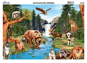M755 Animales del bosque (25 pzas)