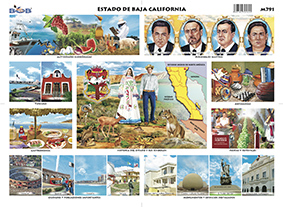 M791 Estado de Baja California (25 pzas)