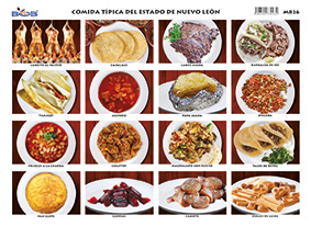 M826 Comida típica de Nuevo León (25 pzas)