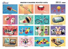 M860 Objetos y juguetes: antiguos y modernos (25 pzas)