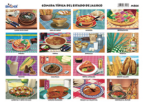 M864 Comida típica de Jalisco (25 pzas)