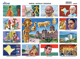M117 India / antigua y moderna (25 pzas)
