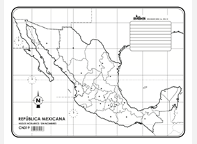 CN019 República Mexicana Husos horarios s/n (100 pzas)