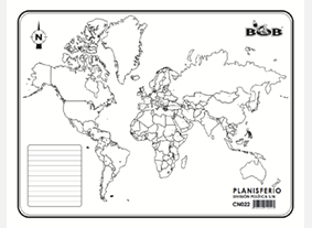 CN022 Planisferio División política s/n (100 pzas)