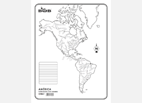 CN061 América Hidrografía c/n (100 pzas)