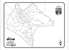 CN120 Chiapas División política s/n (100 pzas)