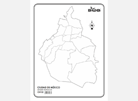 CN132 Ciudad de México División política s/n (100 pzas)