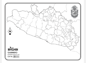 CN146 guerrero División política s/n (100 pzas)