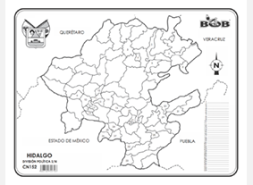 CN152 Hidalgo División política s/n (100 pzas)