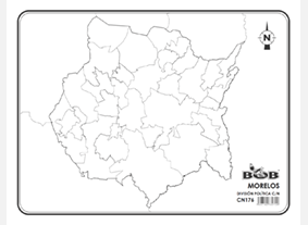 CN176 Morelos División política s/n (100 pzas)