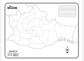 CN194 Oaxaca División política s/n (100 pzas)