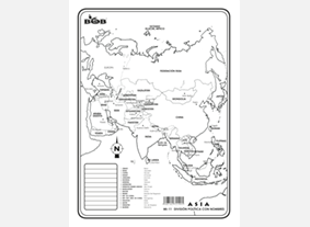 MI11 Asia División política c/n (200 pzas)