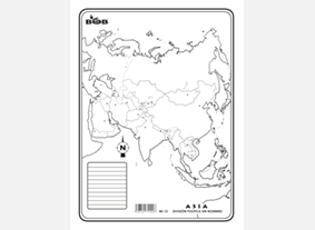 MI12 Asia División política s/n (200 pzas)