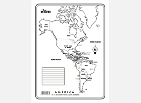 MI15 América División política c/n (200 pzas)