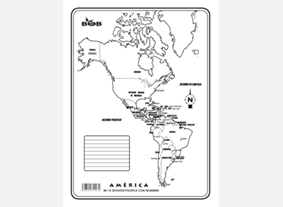 MI16 América División política s/n (200 pzas)