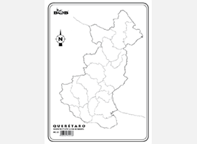ME24 Querétaro División política s/n (25 pzas)