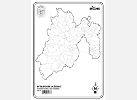 MR18 Estado de México División política s/n (1 pza)