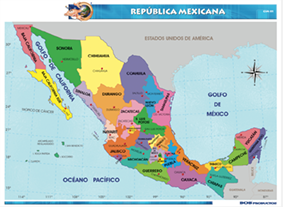 CSM01 Mapa república mexicana (1 pza)