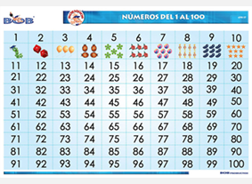 CSP09 Números del 1 al 100 (1 pza)