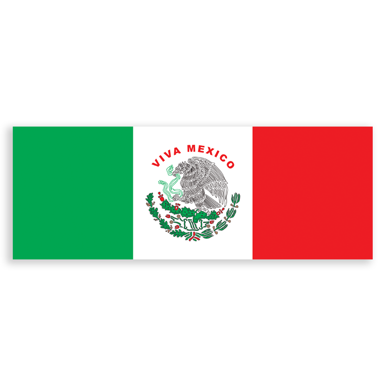 B06 Bandera chica (50 piezas)