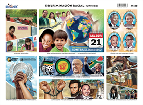 M155 Discriminación racial / Apartheid (25 pzas)