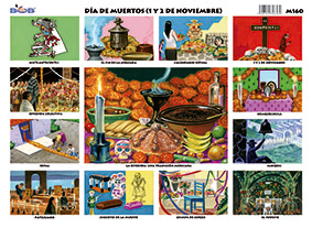 M160 Día de Muertos 1 / 1 y 2 de noviembre (25 pzas)