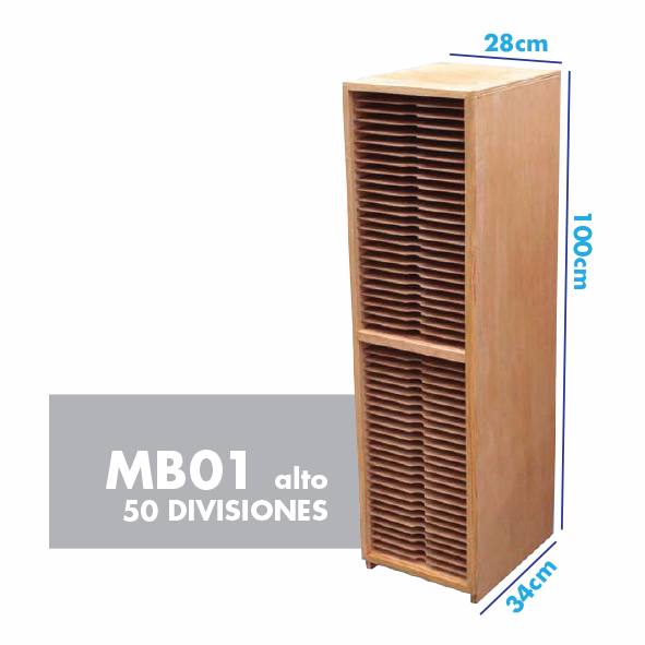 Mueble Alto - 50 divisiones