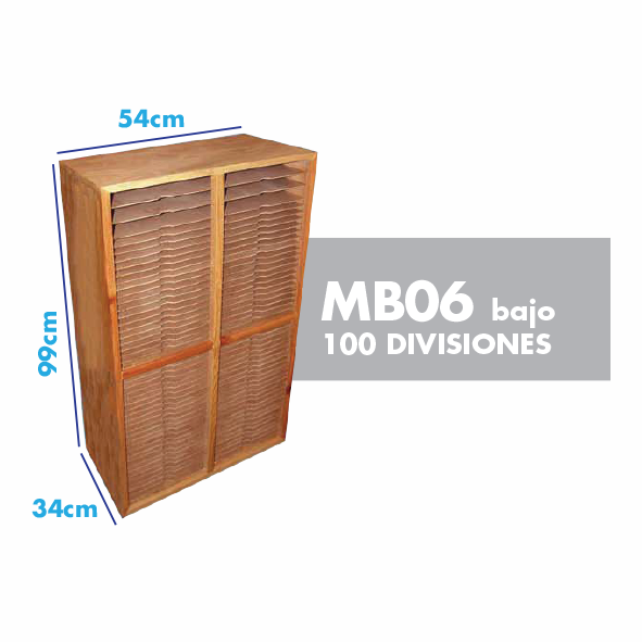 Mueble Bajo - 100 divisiones