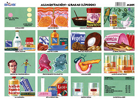M201 Alimentación - grasas / lípidos (25 pzas)