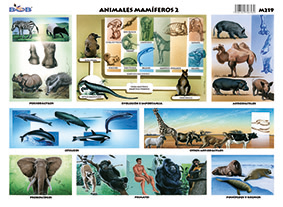 M219 Animales mamíferos 2 (25 pzas)
