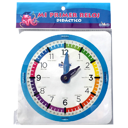REL01 Reloj didáctico (1 pza)