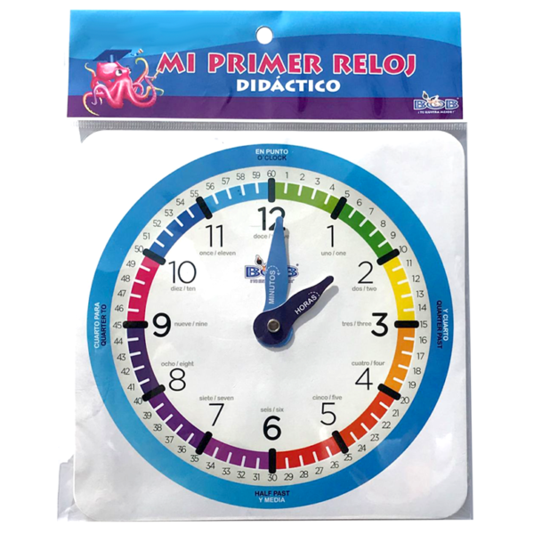 REL02 Reloj didáctico (6 pzas)