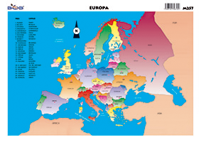 M257 Mapa Europa (25 pzas)