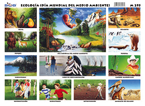 M295 Ecología día mundial del medio ambiente (25 pzas)