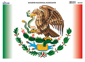 M330 Escudo nacional mexicano (25 pzas)