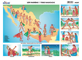 M347 Nahoas las 7 tribus nahuatlacas (25 pzas)
