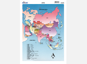 M368 Mapa Asia (25 pzas)