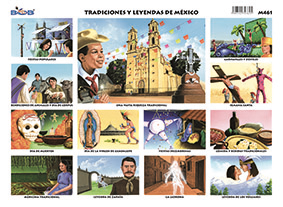 M461 Tradiciones y leyendas de México (25 pzas)