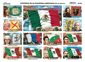 Historia de la bandera mexicana 1 (24 de feb.)