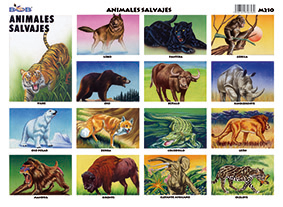 006 Animales salvajes – Láminas Siglo XXI
