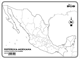 MR02 República Mexicana División política s/n (1 pza)